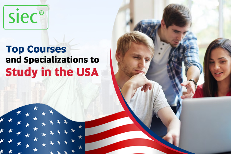 Top Courses and Specializations to study in the USA
