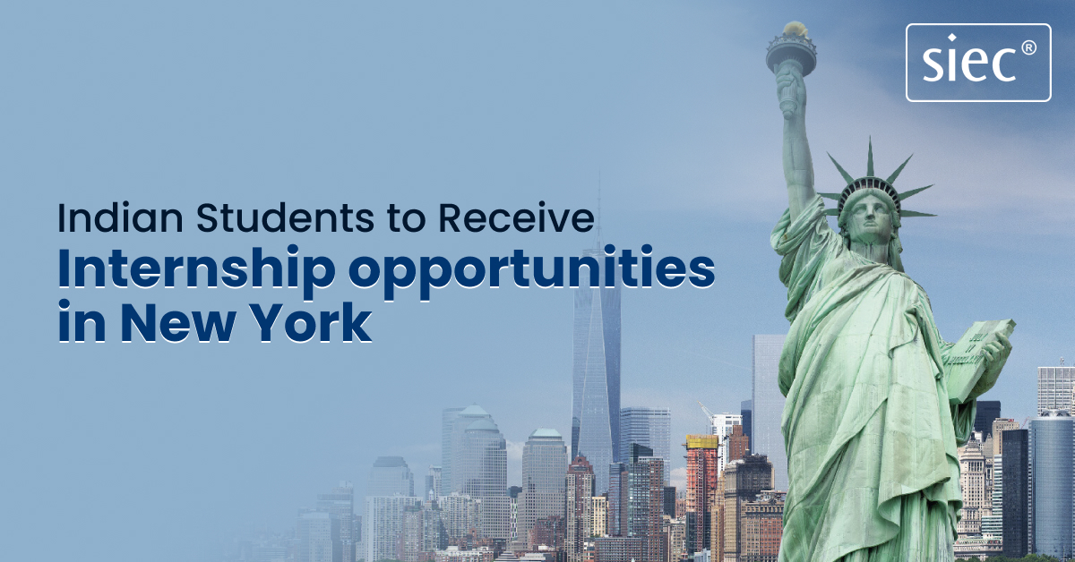 Indian Students to Receive Internship opportunities in New York